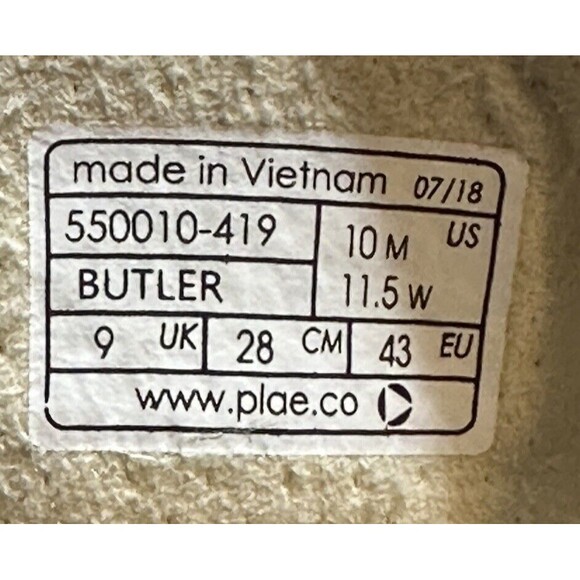 Plae‎ Butler Shoes Sneakers Dress Mens Size 10 Womens 11.5 Blue Yellow Preppy - Picture 14 of 15